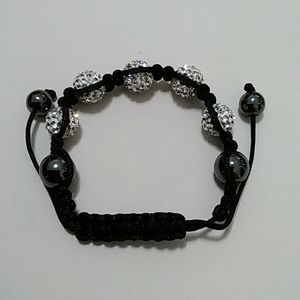 3/$50💎 Austrian Chrystal and Hematite Shamballa Bracelet